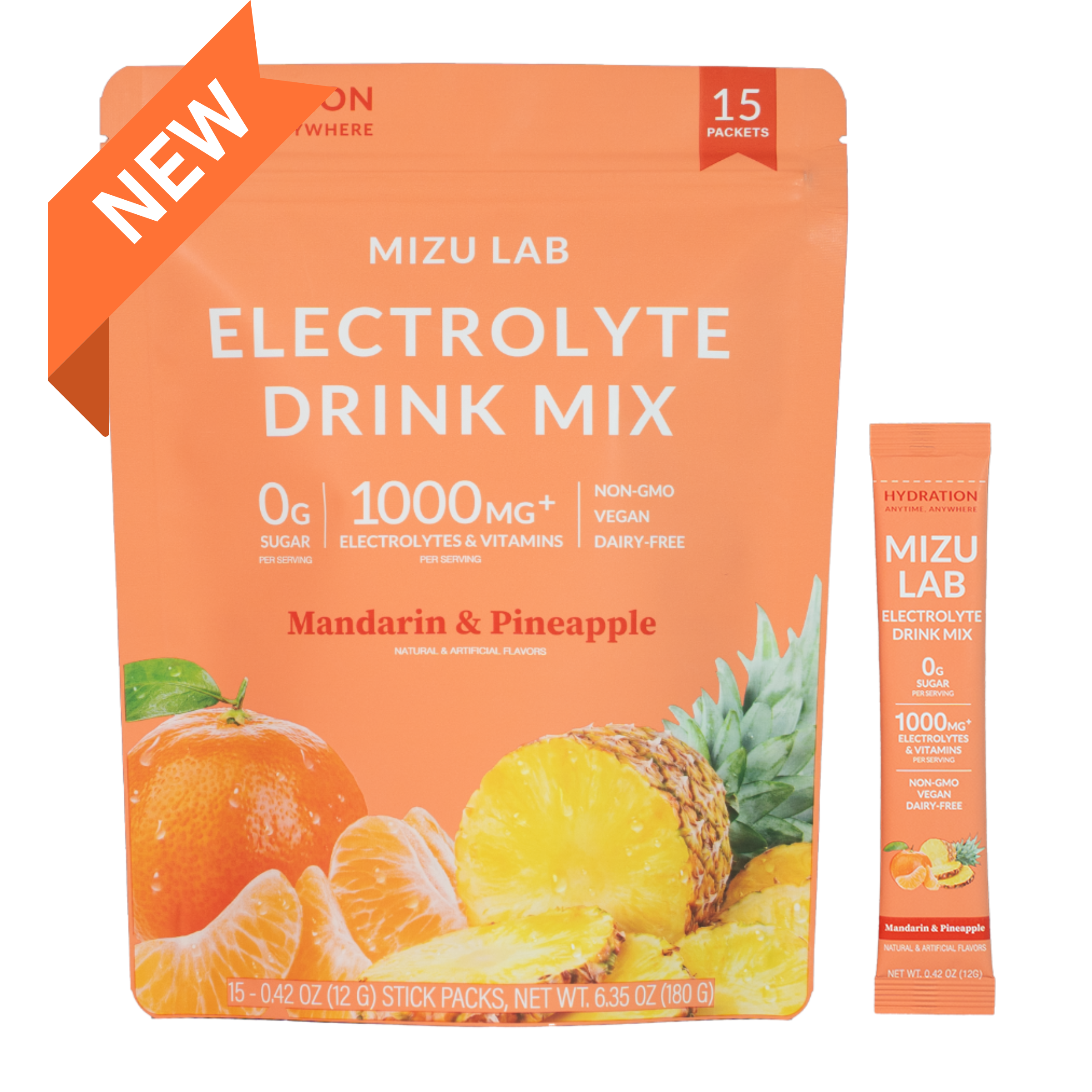 Mandarin Orange & Pineapple - Zero Sugar